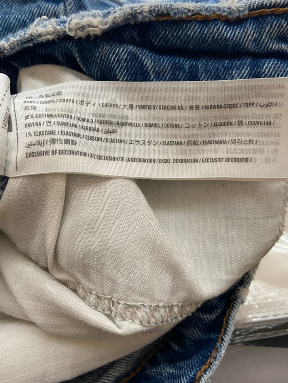 Abercrombie Mom Shorts Size 28 High Rise Denim Jean Shorts 6 Raw Hem Distressed - Picture 5 of 5